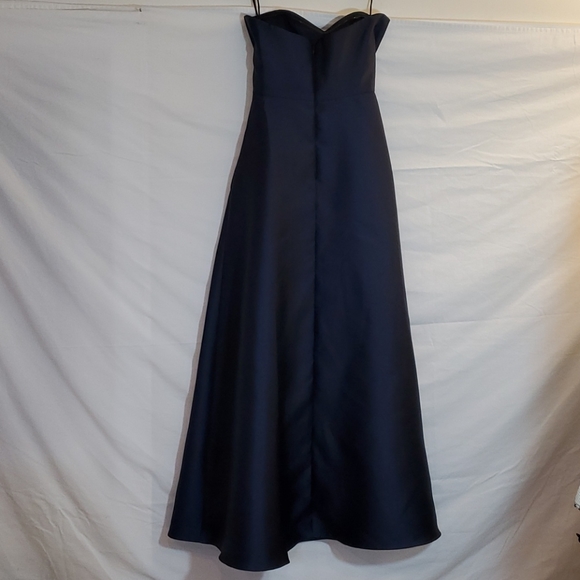 Alfred Sung Strapless Satin Twill Dress - Picture 8 of 8